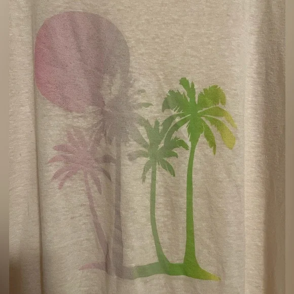 NWT Aerie Tropical Graphic Tee - Picture 6 of 8